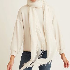 Chan Luu Cashmere Silk Scarf Eggshell